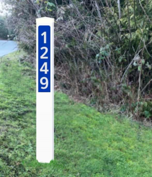 Central Saanich Fire launches reflective address sign program Central